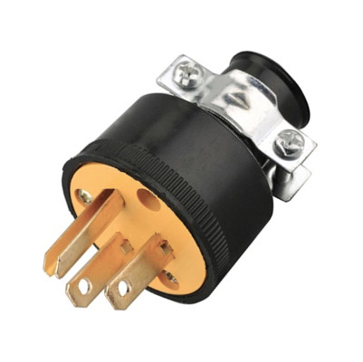 ENCHUFE AC 125V POLARIZADO 3 PINES BK-F0029