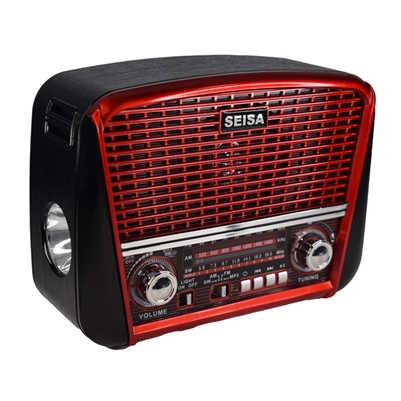 RADIO PORTATIL 3 BANDAS AM FM SW SEISA YX-008UBT