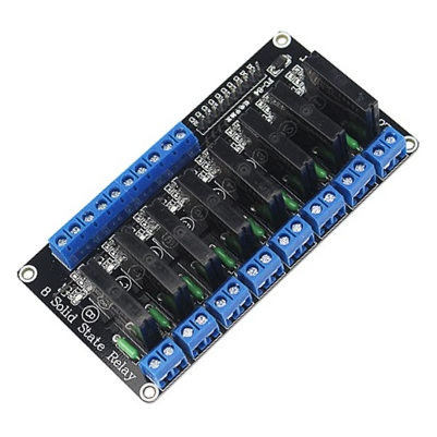 MODULO RELAY 8 CANALES 8CH 5VDC ESTADO SOLIDO