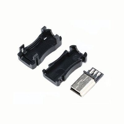 CONECTOR MACHO PLUG DC MINI USB PLASTICO