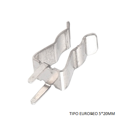 PORTA FUSIBLE PARA CHASIS PCB  TIPO EUROPEO 5X20MM -UNIDAD-