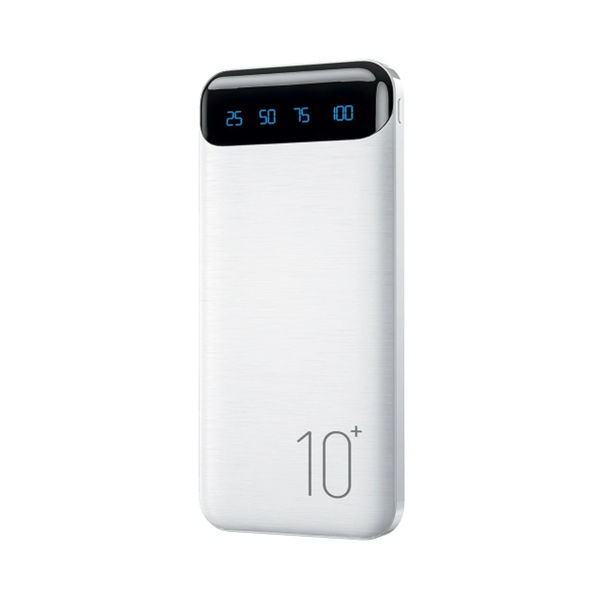 BATERIA EMERGENCIA POWER BANK BLANCA 10000MAH WP-161