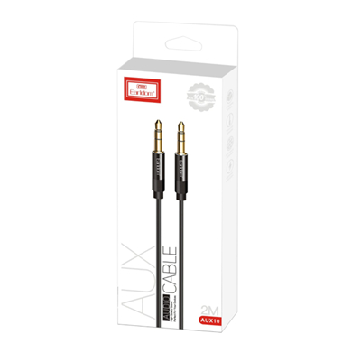 CABLE AUXILIAR 3.5MM ESTEREO 2 METROS EARLDOM ET-AUX10