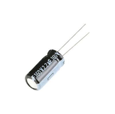 CAPACITOR ELECTROLITICO 2.2uF X 160V ELECTROLYTIC CAPACITOR