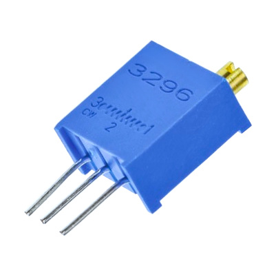 RESISTENCIA VARIABLE TRIMMER 20K OHM (203) 3296W TRIMPOT