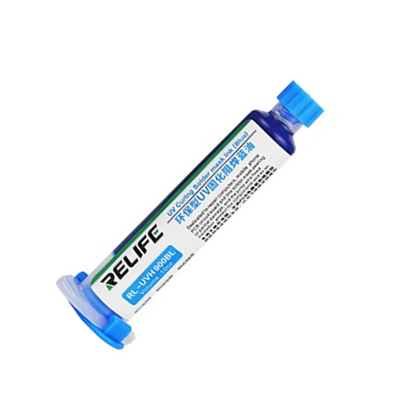 MASCARA UV CURABLE PARA REPARACION DE PCB AZUL RELIFE RL-UVH900BL