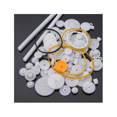 JUEGO DE ENGRANES  KIT DE ENGRANES  PLASTICOS PIÑON POLEA PARA MOTOR
