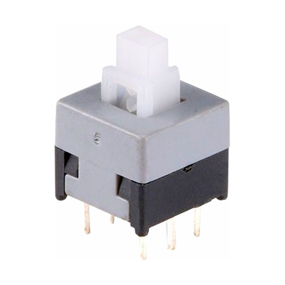 SWITCH PULSADOR TACTIL 8.5X8.5MM 6 PINES CON BLOQUEO