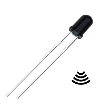 DIODO LED 3MM RECEPTOR INFRARROJO
