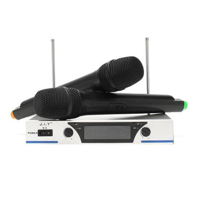 MICROFONO DINAMICO INALAMBRICO VHF DOBLE XY-V-3