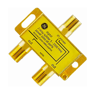 DISTRIBUIDOR DE SEÑAL SPLITTER CATV DIGITAL 2 VIAS 2300Mhz 33526