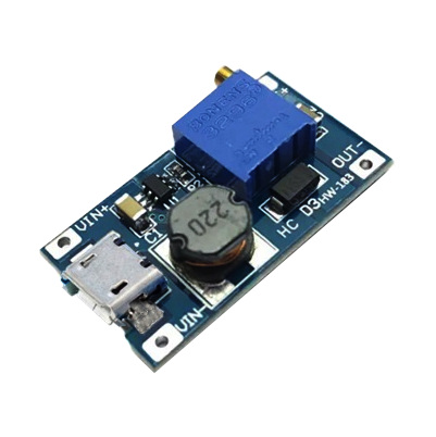 CONVERTIDOR DE VOLTAJE DC-DC MT3608 MICRO USB STEP UP 2A