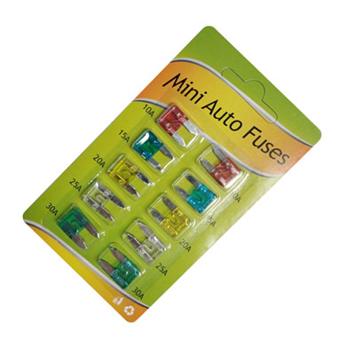 JUEGO FUSIBLES TIPO MUELA PEQUEÑO 10PZS