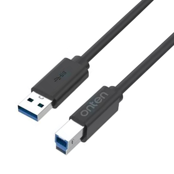 CABLE PARA IMPRESORA USB 3.0 TIPO A-B 1.8 METROS ONTEN ONT-US106