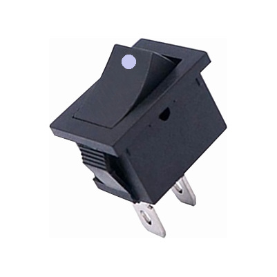 SWITCH MINI ROCKER 21X15MM 10A 125V 2 PINES PULSADOR MOMENTANEO KCD1