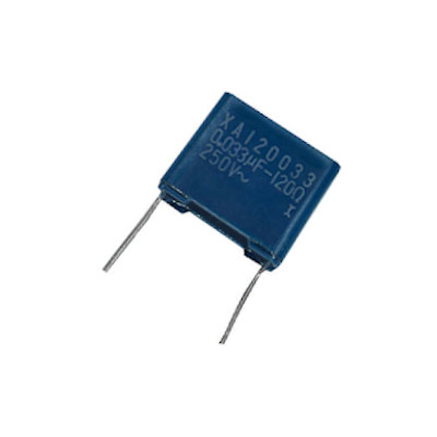 CAPACITOR CERAMICO POLISTER POLYESTER MKT X2 333X250V  0.033uF /  33NF /  33000PF 250VAC
