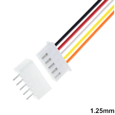 CONECTOR JST 5 PINES MACHO/HEMBRA SH 1.25MM