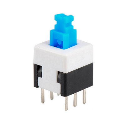 SWITCH PULSADOR TACTIL 7X7MM 6 PINES CON BLOQUEO