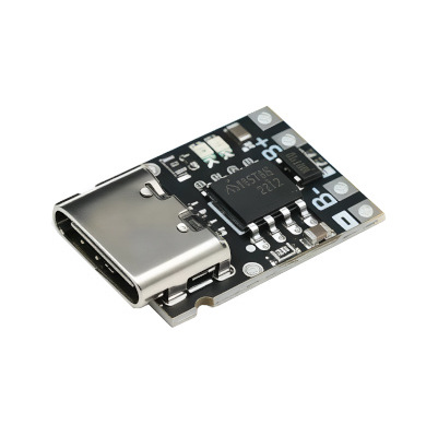 MODULO DE CARGA PARA BATERIA DE LITIO CON PROTECCION TIPO C TP4057  (B+, B-, IN+, IN-) LITHIUM BATTERY CHARGING PROTECTION BOARD MODULE WITH PROTECTION