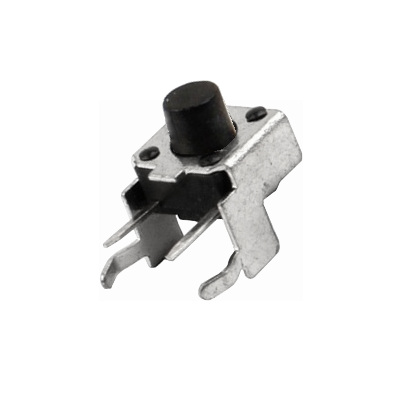 SWITCH PULSADOR TACTIL ANGULO RECTO SOPORTE 6X6X6MM 4 PINES