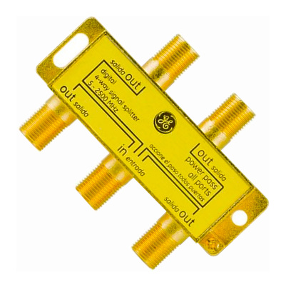DISTRIBUIDOR DE SENAL SPLITTER CATV DIGITAL 4 VIAS 2500Mhz 33527