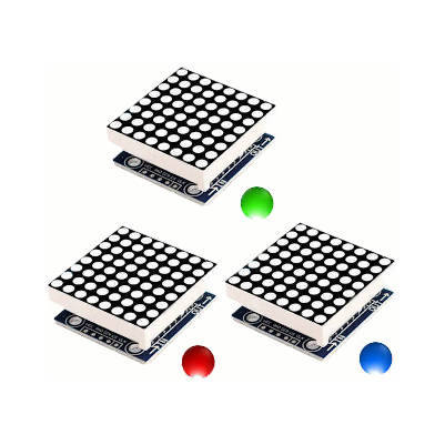 MATRIZ LED CATODO 8X8 MAX7219