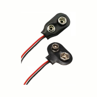 BROCHE PORTA BATERIA 9V FLEXIBLE