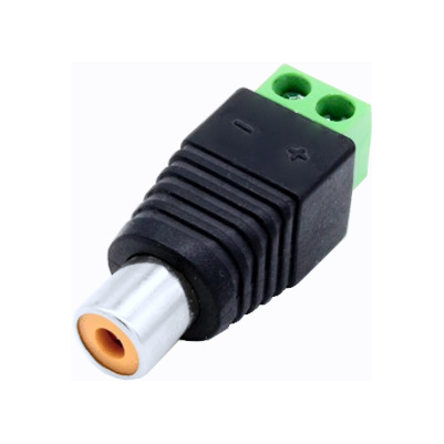 ADAPTADOR HEMBRA RCA PARA ATORNILLAR