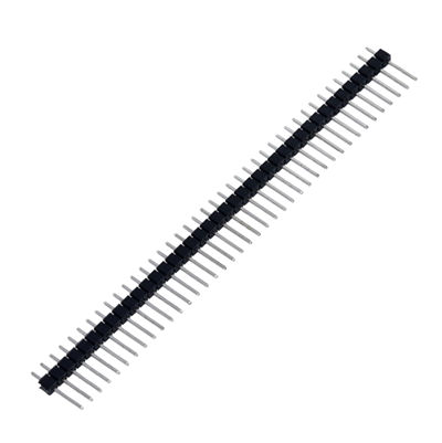 CONECTOR PIN HEADER  PARA PCB 40 PINES MACHO 1X40 2.54 MM 17MM 1 FILA