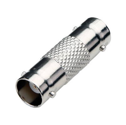CONECTOR UNION HEMBRA BNC METAL PLATEADO