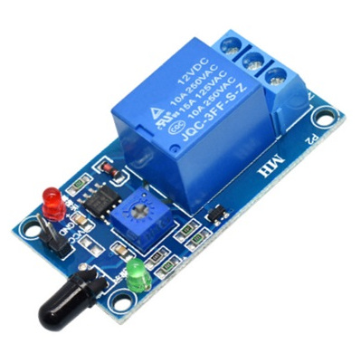 MODULO RELAY 1 CANAL (1CH) 5VDC CON SENSOR DE FLAMA
