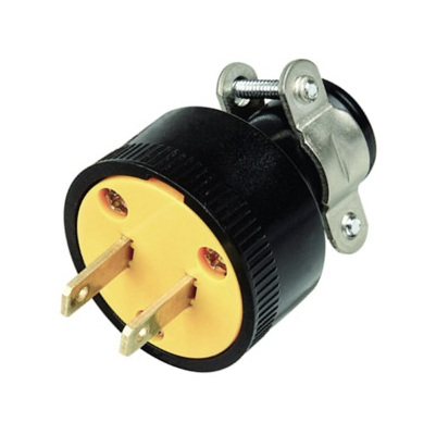 ENCHUFE AC 125V 2 PINES BK-F0072