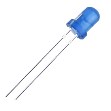 DIODO LED 5MM AZUL DIFUSO BLUE LIGHTS LED DIODES DIFFUSED