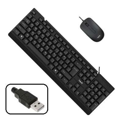 TECLADO + MOUSE ALAMBRICO USB HAVIT KB272CM