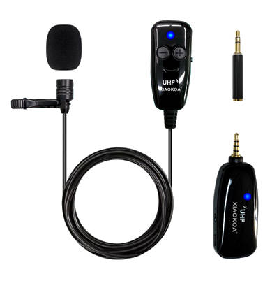 MICROFONO INALAMBRICO PARA CELULAR  UHF TIPO SOLAPA