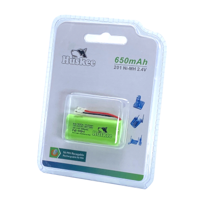 BATERIA PARA TELEFONO 2.4V 650MAH 2/AAA NI-MH HUSKEE 201