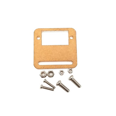 SOPORTE ACRILICO PARA MOTOR SERVO SG90 MG90S  MG90D