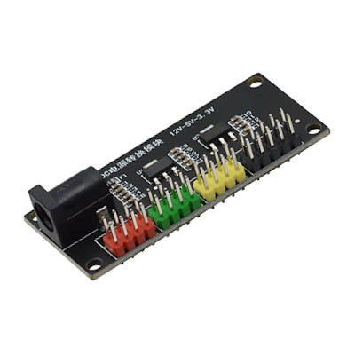 CONVERTIDOR DE VOLTAJE DC-DC MULTIPLE SALIDA 12V 5V 3.3V DC STEP DOWN 800 MA